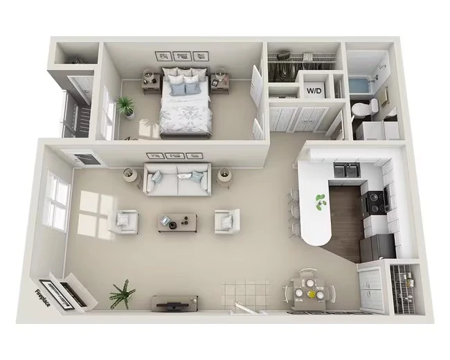 Unit N402 N402 floor plan